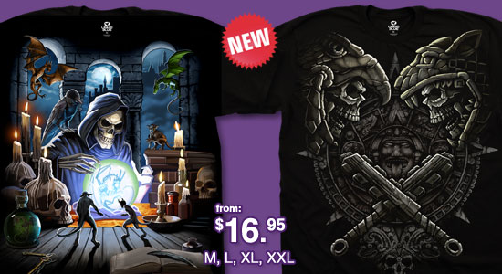 New Fantasy Black Tees!
