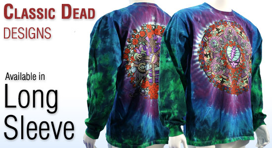 CLASSIC GRATEFUL DEAD SHIRTS AVAILABLE IN LONG SLEEVE!