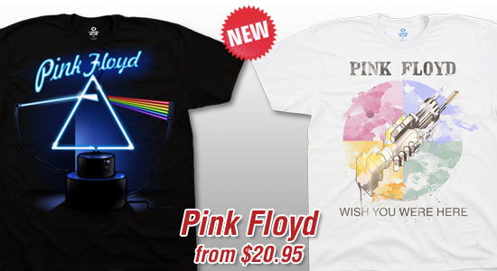New Pink Floyd Tees!
