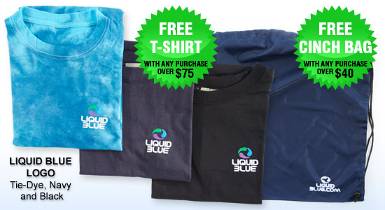 FREE T-SHIRT - ORDERS OVER $75 / FREE CINCH BAG - ORDERS OVER $40