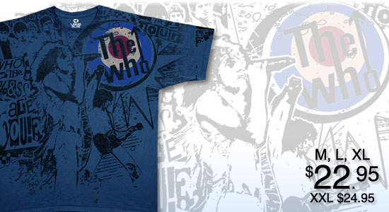 NEW THE WHO - WHO ARE YOU T-SHIRT!