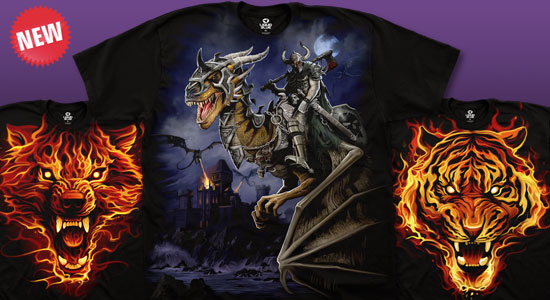 New Fantasy Black Tees!