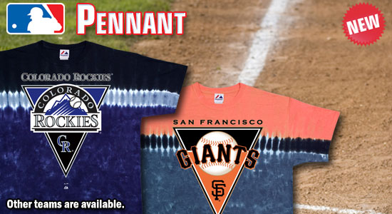 MLB Men's Pennant Tie-Dye Tee
